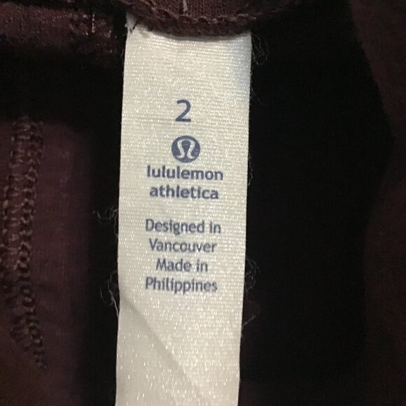 Lululemon On The Double Pullover Heathered Bordeaux Drama Size 2 - Picture 9 of 14